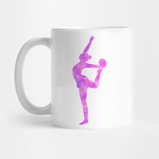 Pink Rhythmic Gymnast Ball Mug